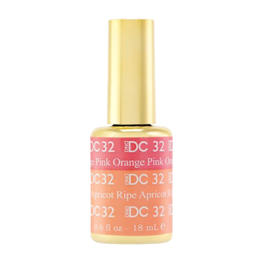 DND DC Mood Change Gel Polish - Orange Pink To Ripe Apricot #32