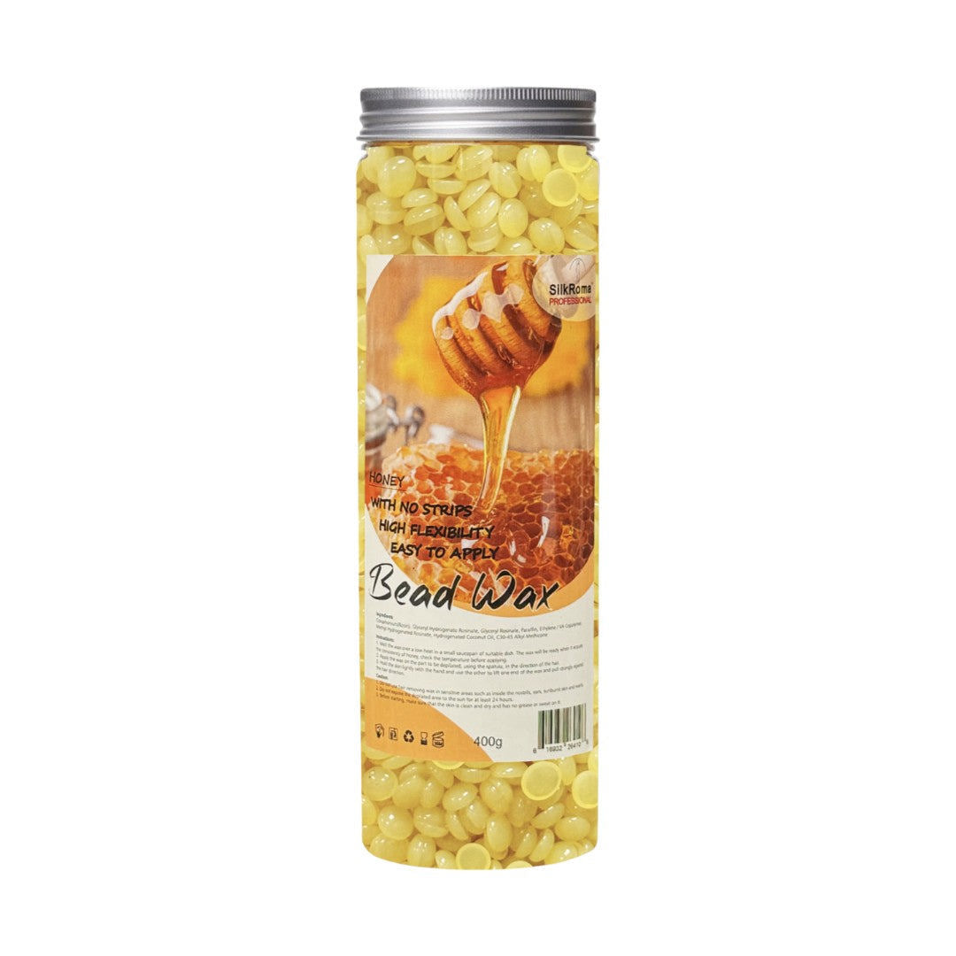 Silk Roma Beads Hard Wax - Honey 400G #BWH400