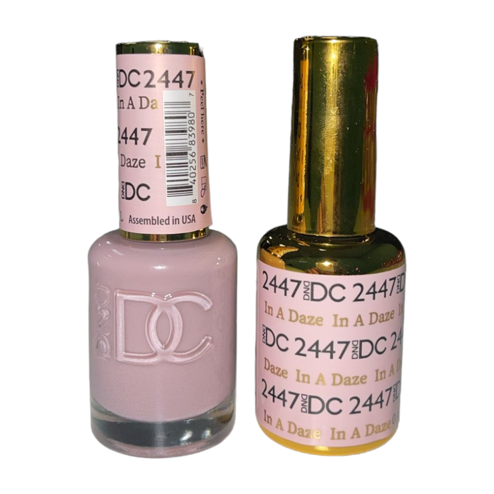 DND DC Sheer Gel & Lacquer Duo - In A Daze #2447