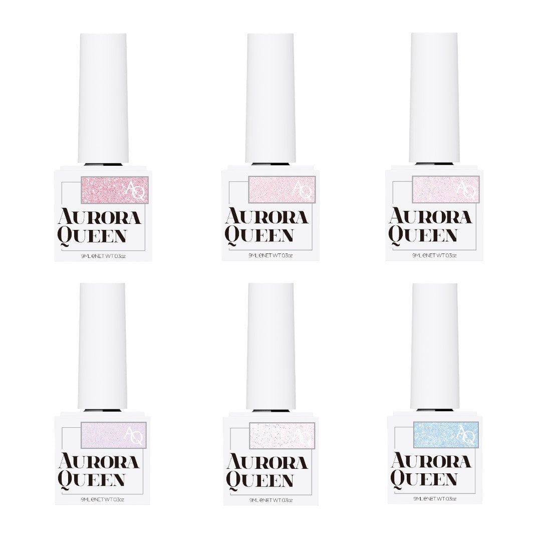 Aurora Queen Gel Polish #AQ201-208 Sugar Powder Collection
