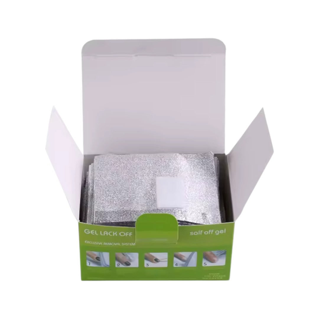 CNBS Gel Removal Foil Wraps (Box Of 100)