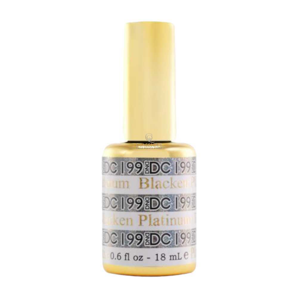 DND DC Platinum Gel Polish - Blacken #199