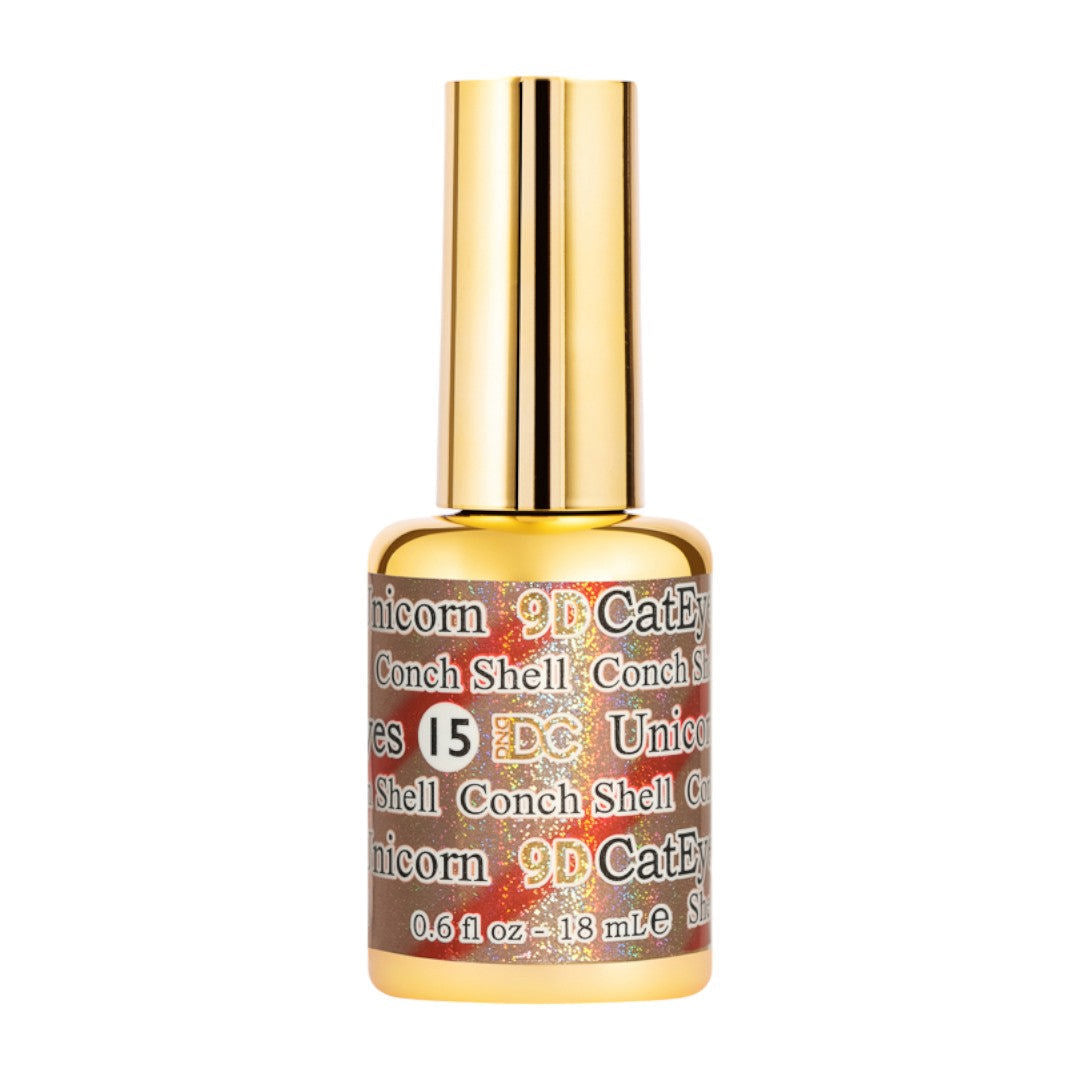 DND DC 9D Cat Eye Gel Polish - Conch Shell #15