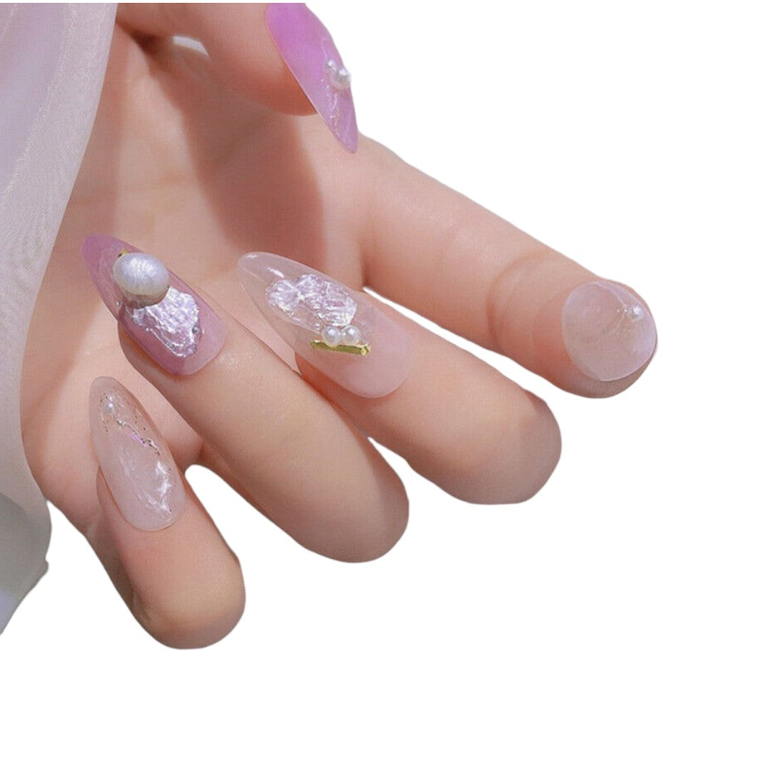 3d seashell nail art, CNBS Natural Color Ultrathin Seashell Nail Art Decoration Accessories, decor nails
