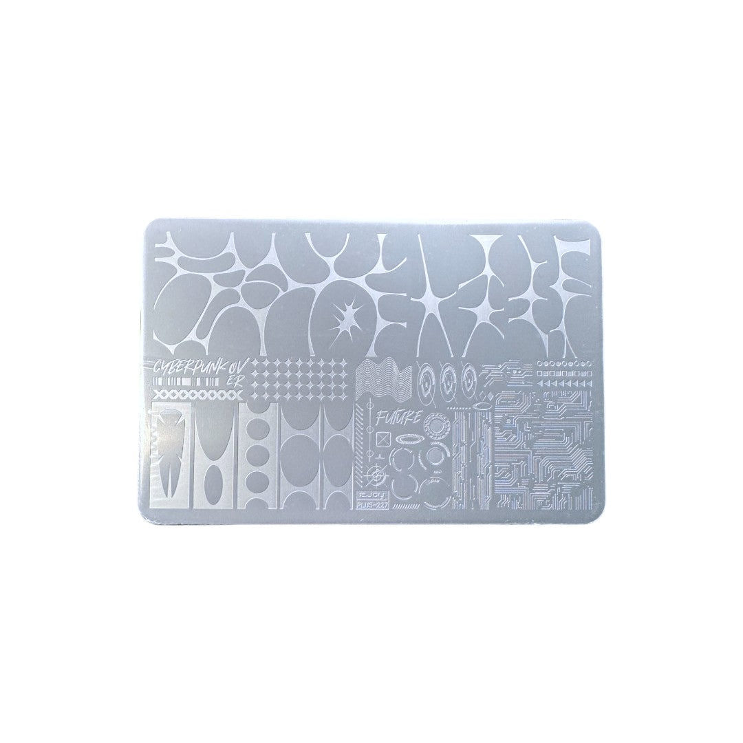 CNBS Nail Stamping Plates - Cyberpunk Design #PLUS-227