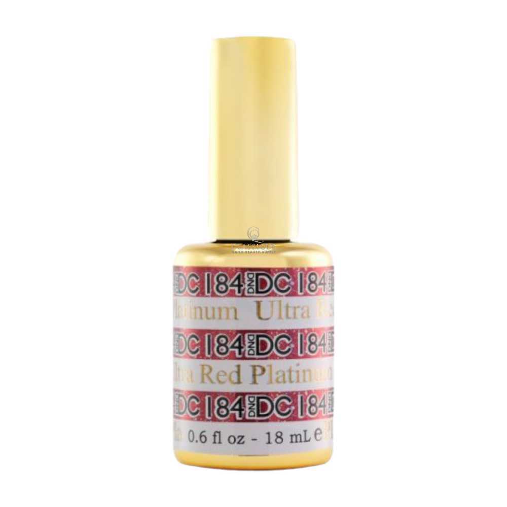 DND DC Platinum Gel Polish - Ultra Red #184