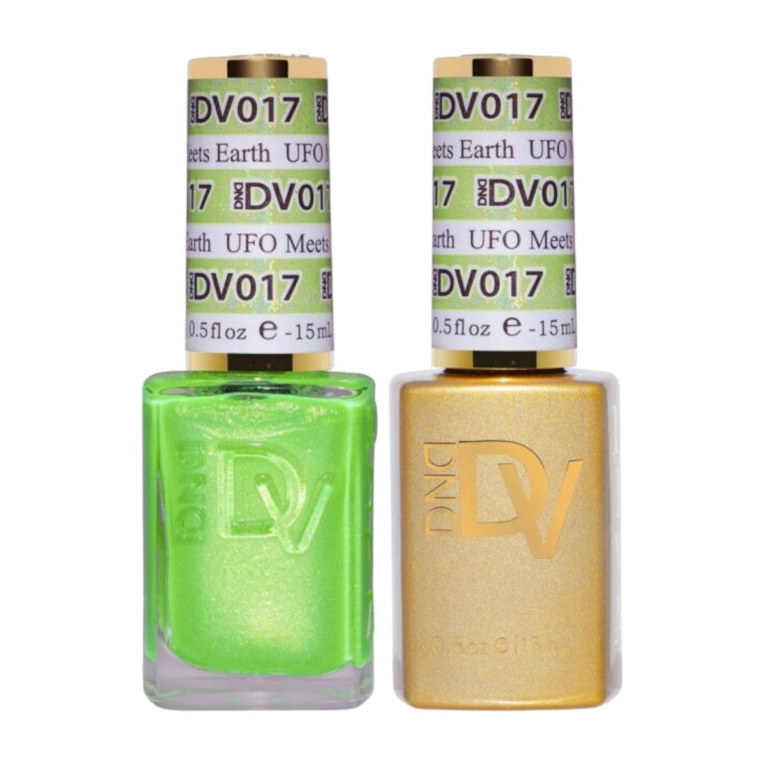 DND Diva Gel & Lacquer Duo - Ufo Meets Earth #017