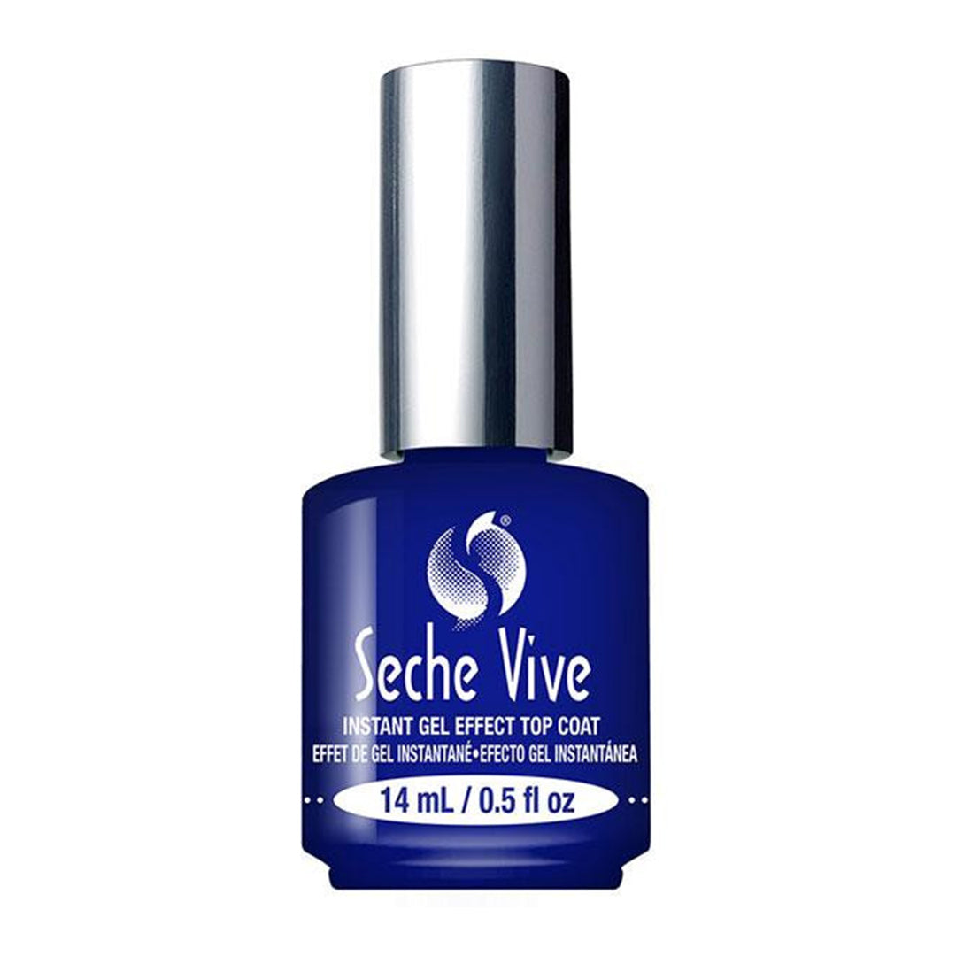 Seche Vive Instant Gel Effect Top Coat Nail Polish 0.5oz