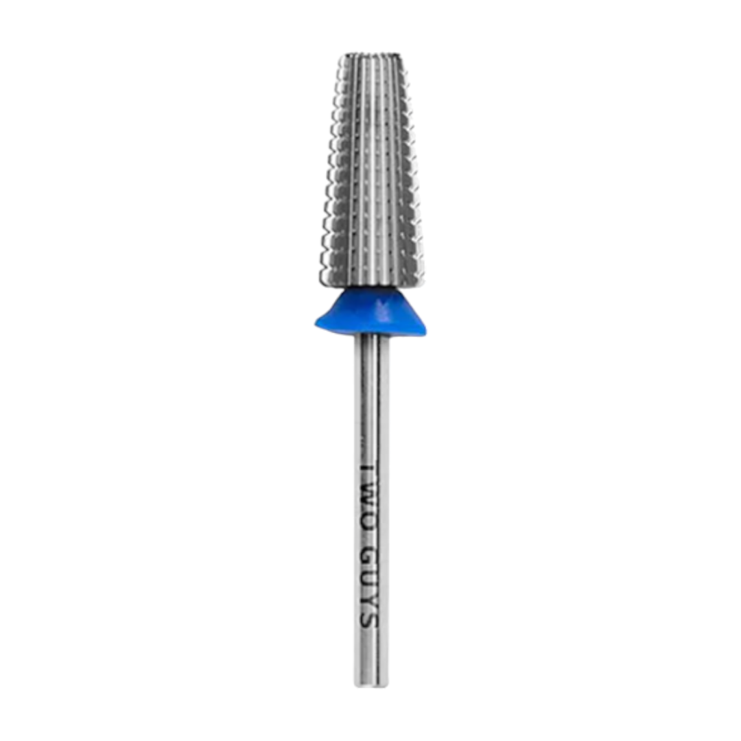 2Guys Nail Drill Bits - 5In1 Straight Cut Medium Grit 3/32