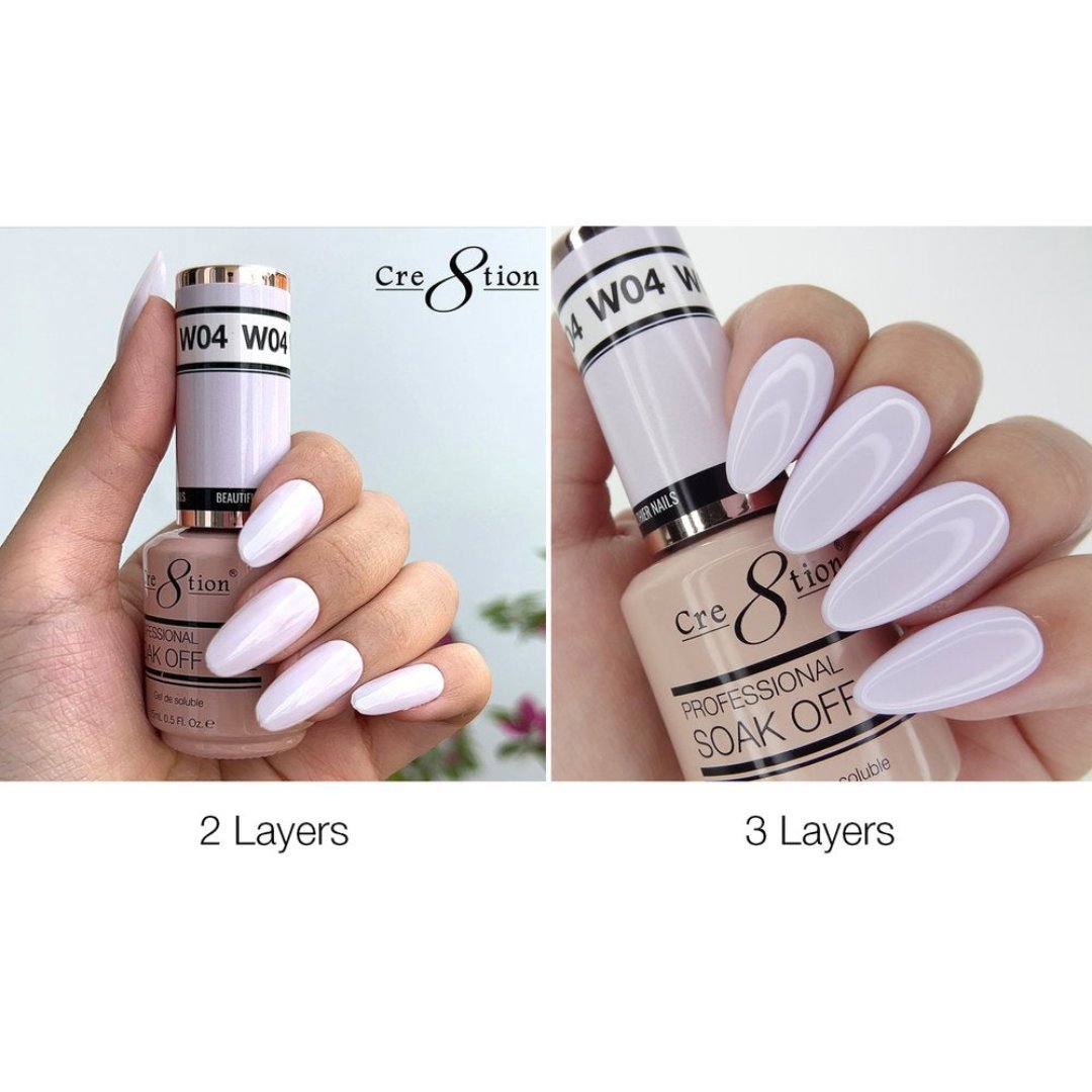 Cre8tion Gel Colour - Blush White #W04