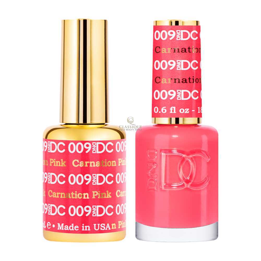 DND DC Gel & Lacquer Duo - Carnation Pink #009
