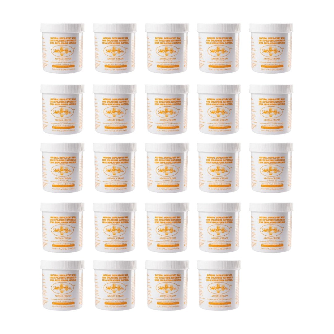 Sharonelle Soft Wax Microwave 16oz - Aroma Cream (Case of 24) | Wax & Hair Removal