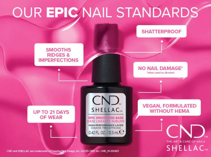 CND Shellac 0.42oz - 2in1 Epic Smoothing Base