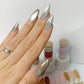 Cre8tion (HEMA/TPO-Free) Cat Eye Gel Polish - Silver