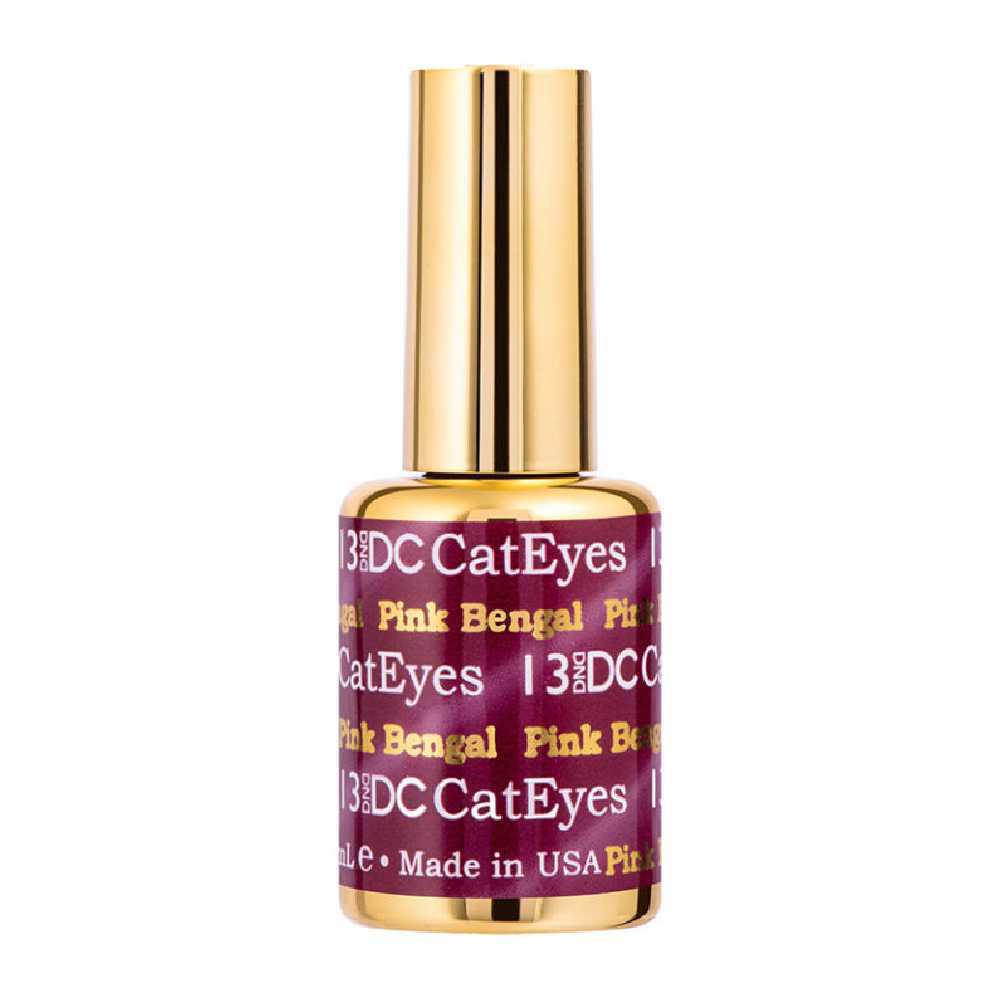 DND DC Cat Eye Gel Polish - Pink Bengal #13