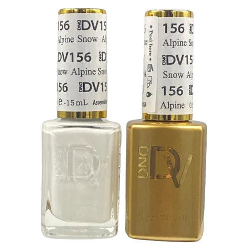 DND Diva Gel & Lacquer Duo - Perfect White #156