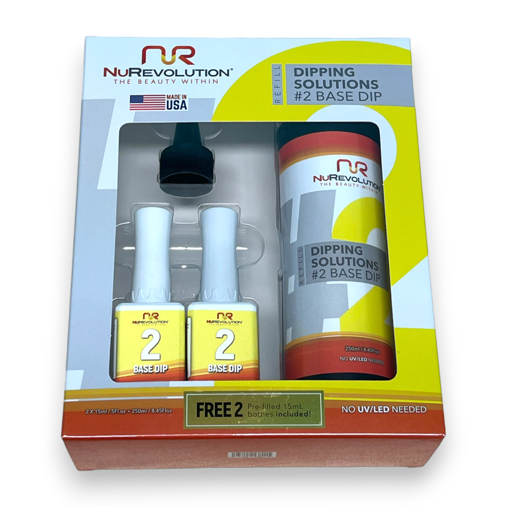 Nurevolution Dipping Liquid Refill Kit 250Ml - #2 Base Dip