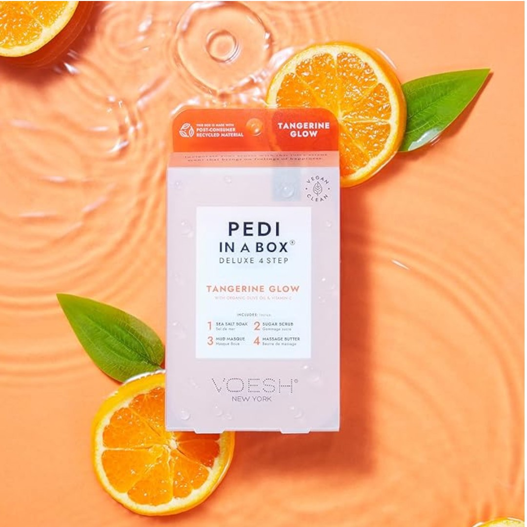 Voesh 4In1 Pedi In A Box - Tangerine Twist #VPC208TGN