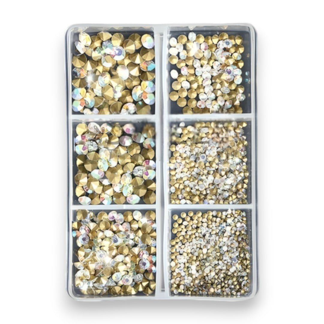 CNBS Manicure Decoration Nail Art Supplies: Pointed Back Rhinestones