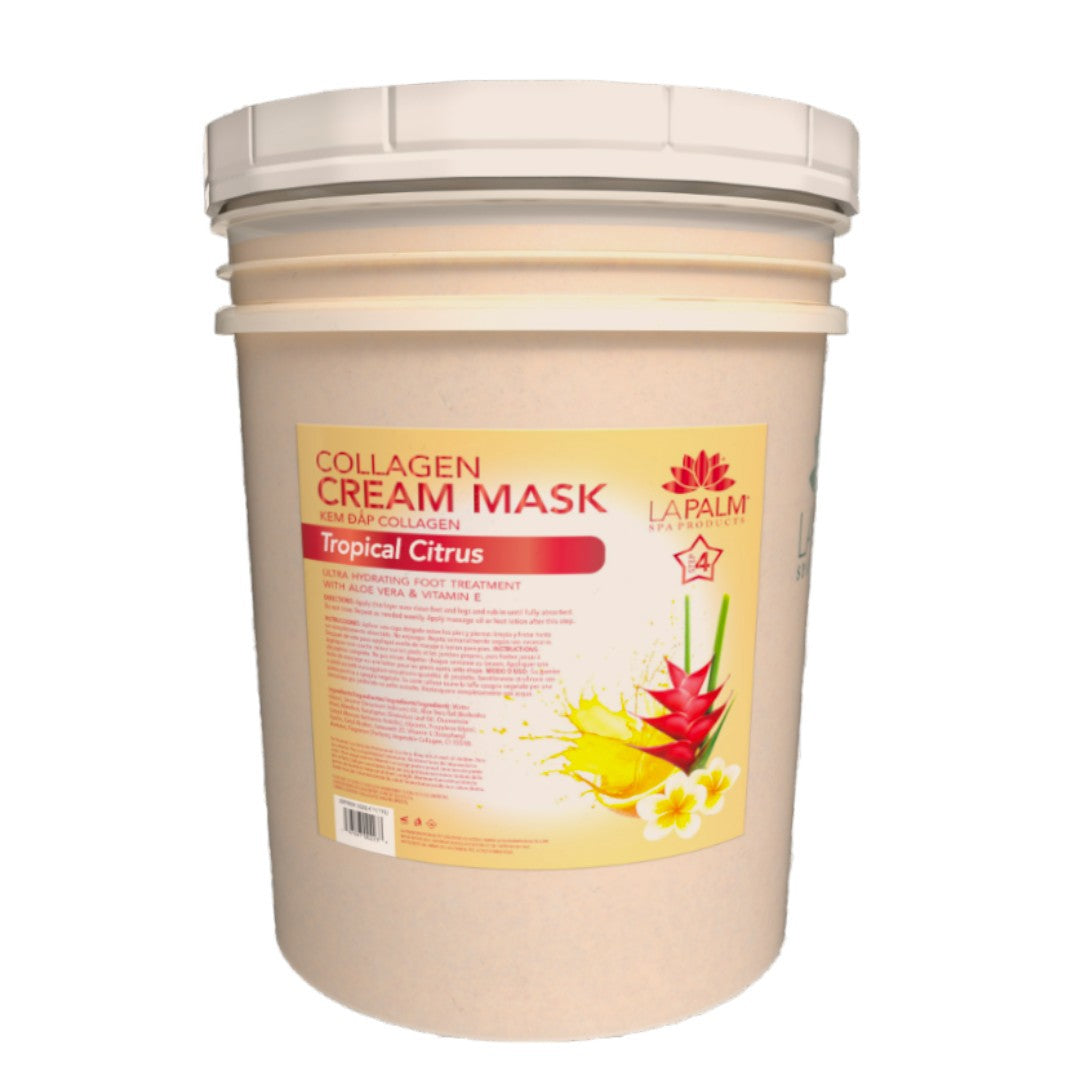 La Palm Collagen Cream Mask - Tropical Citrus 5Gal Bucket