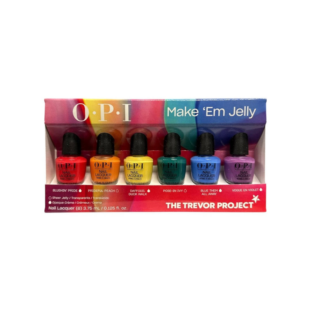 OPI Mini Lacquer - Make ‘Em Jelly! 6Pcs #DCS025