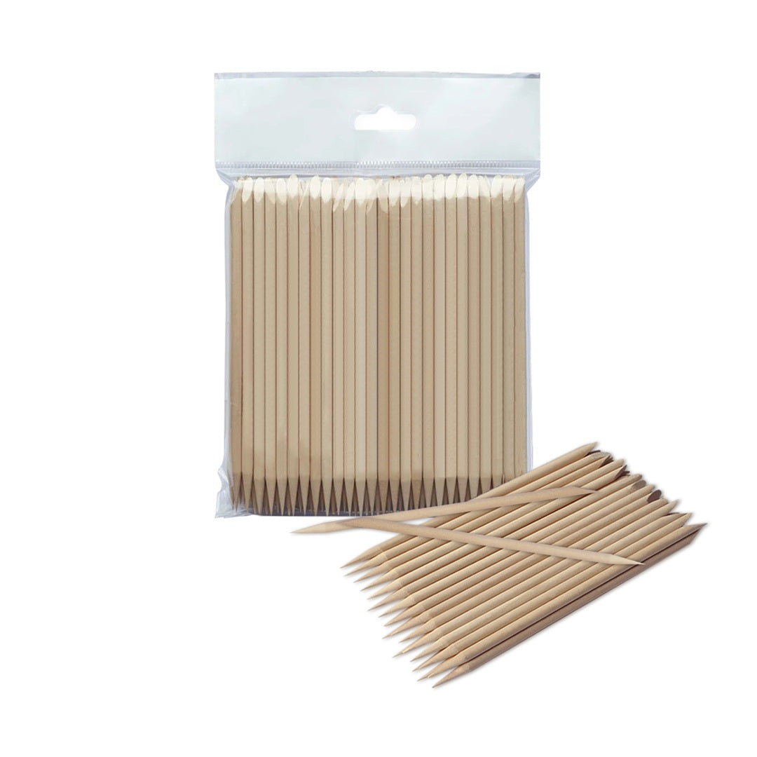 Staleks Orange stick EXPERT wooden 150 mm (100 pcs)