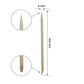Staleks Orange stick EXPERT wooden 150 mm (100 pcs)
