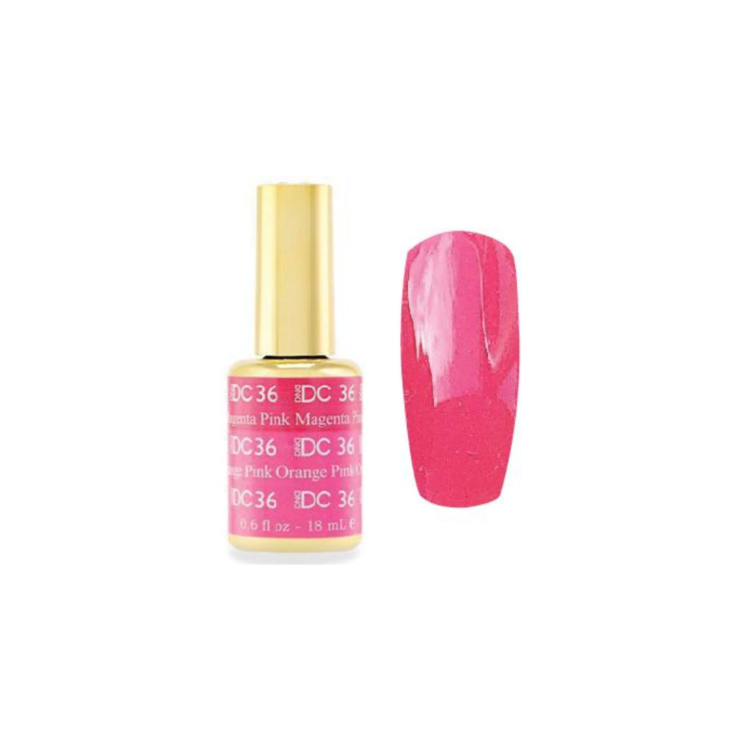 DND DC Mood Change Gel Polish - Magenta Pink Orange Pink #36