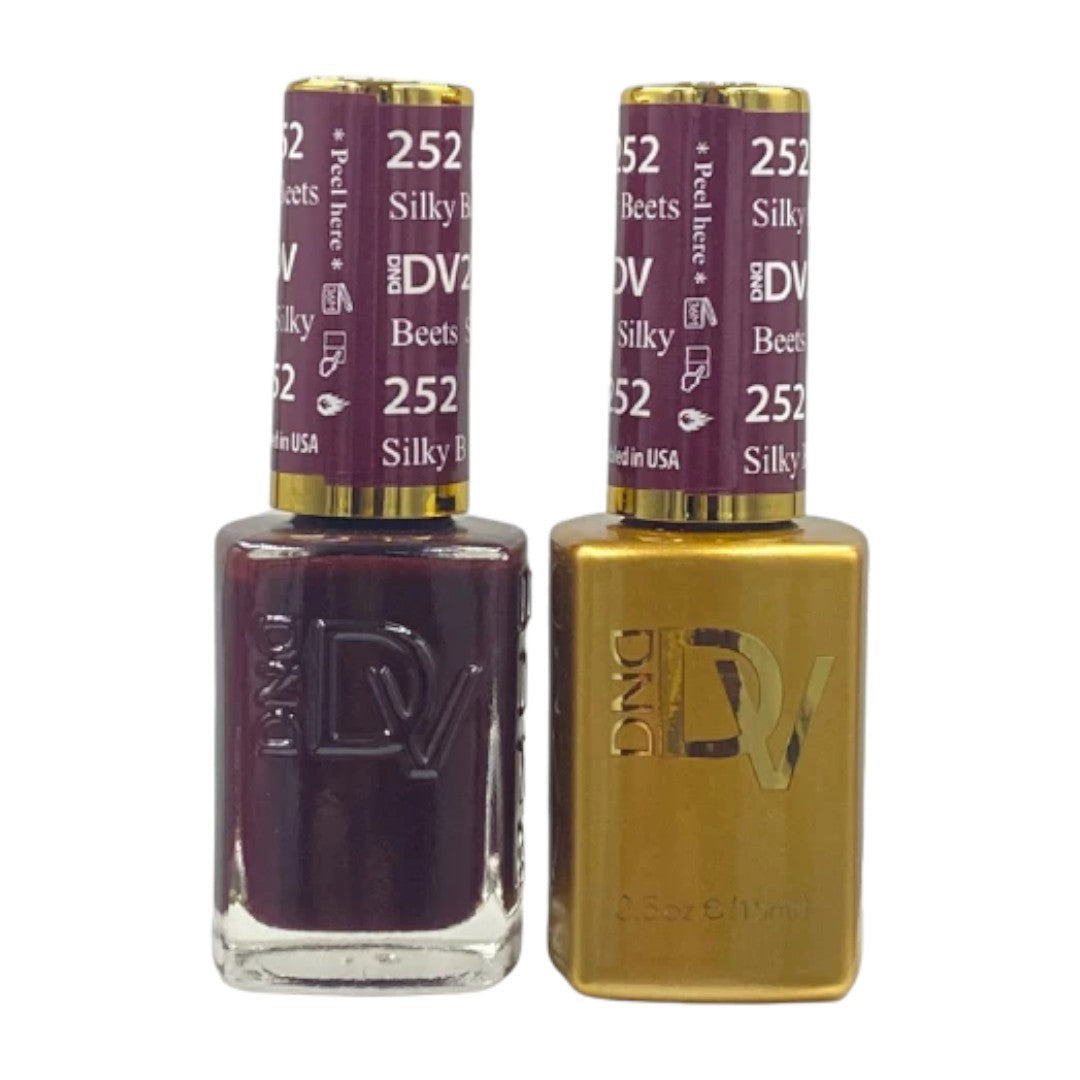 DND Diva Gel & Lacquer Duo - Silky Beets #252