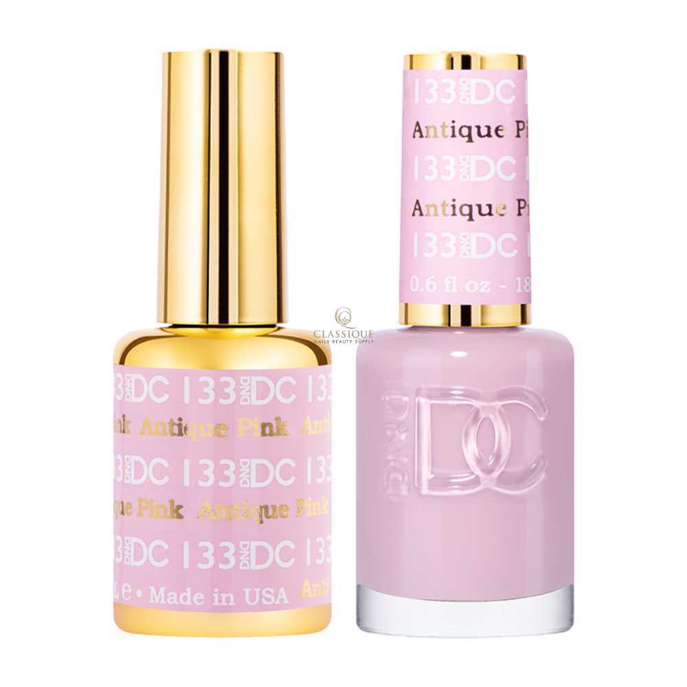 DND DC Gel & Lacquer Duo - Antique Pink #133