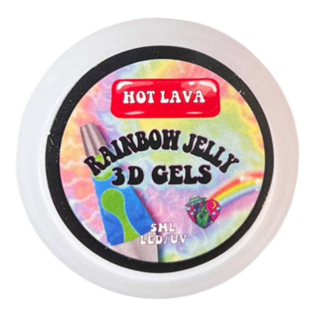 Nailz By Dev Jelly Trippy 3D Sculpting Gel 5mL - Hot Lava