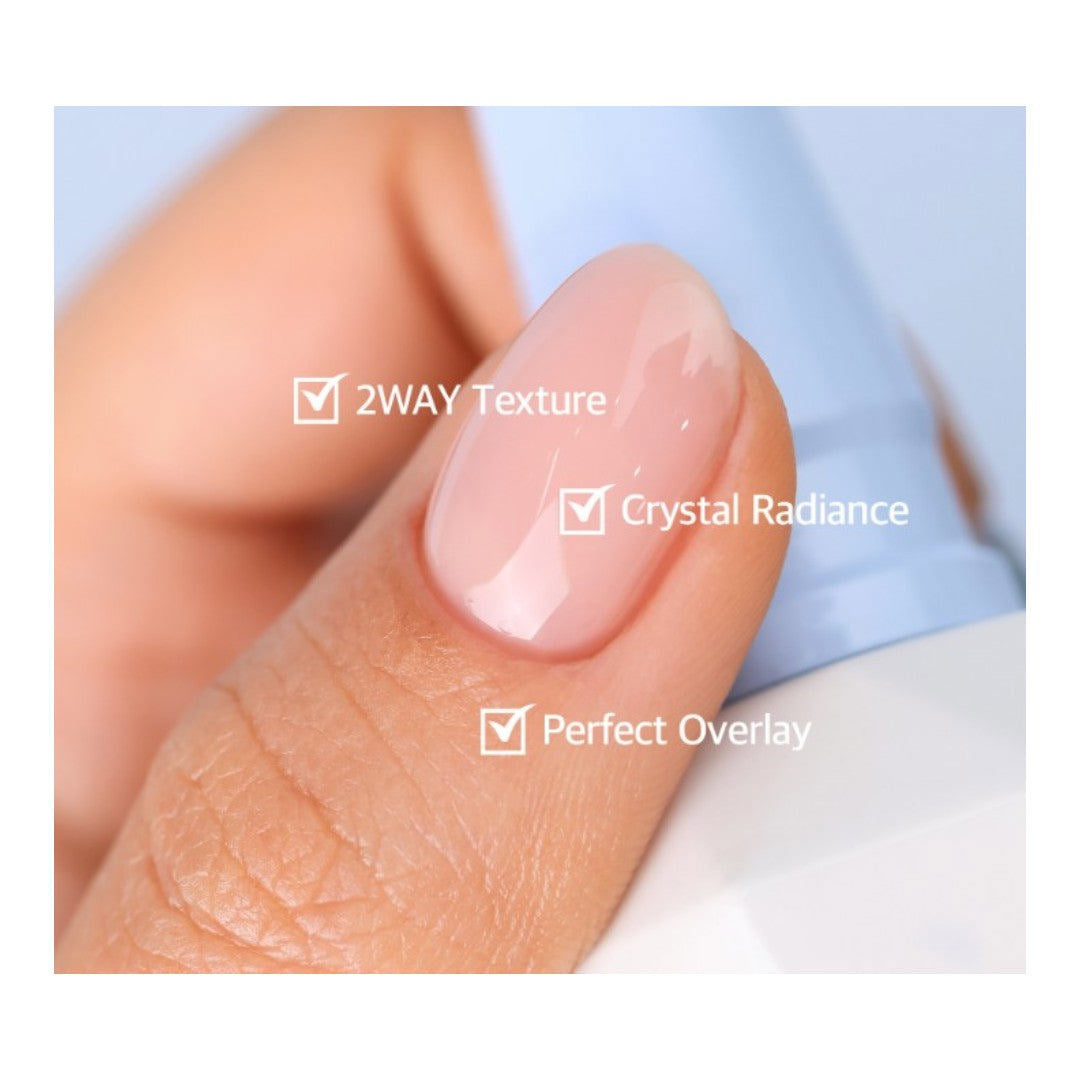 Estemio Gel Top Coat - Non-Wipe Crystal Semi-Thick Texture - Medium