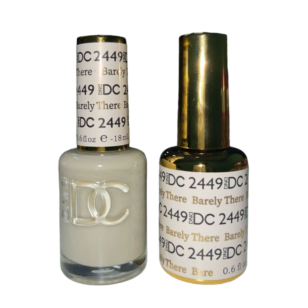 DND DC Sheer Gel & Lacquer Duo - Barely There #2449