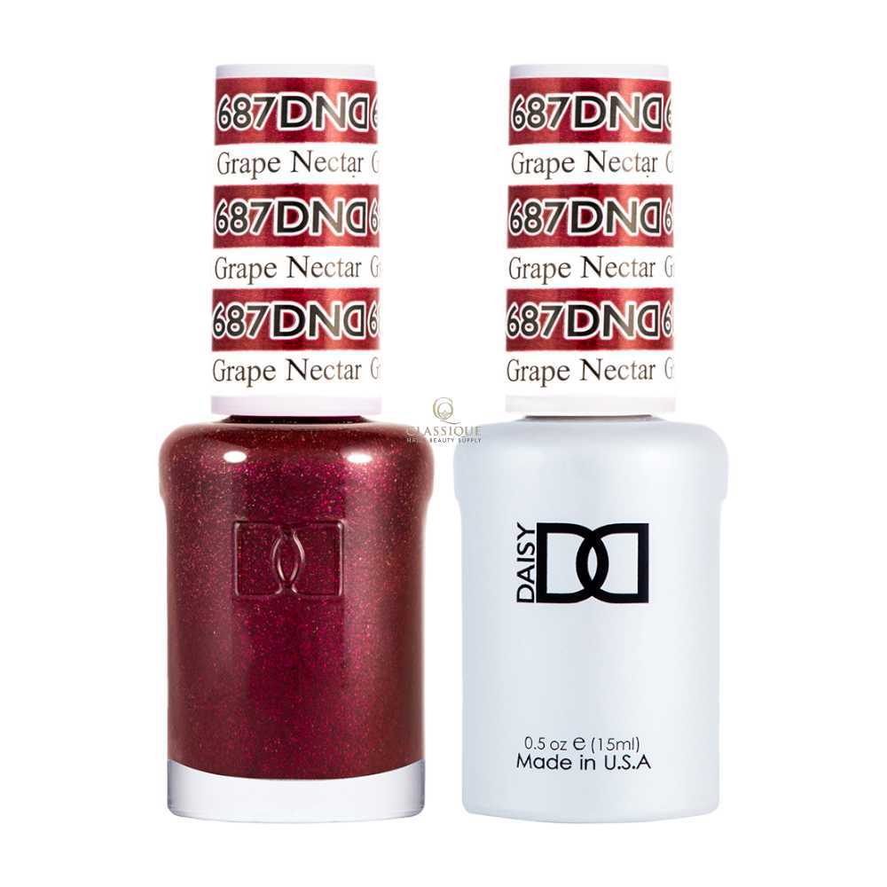 DND Gel & Lacquer Duo - Grape Nectar #687