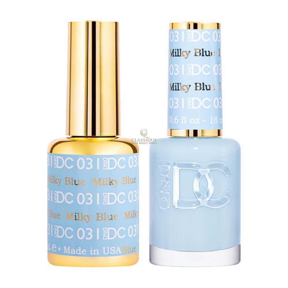 DND DC Gel & Lacquer Duo - Milky Blue #031