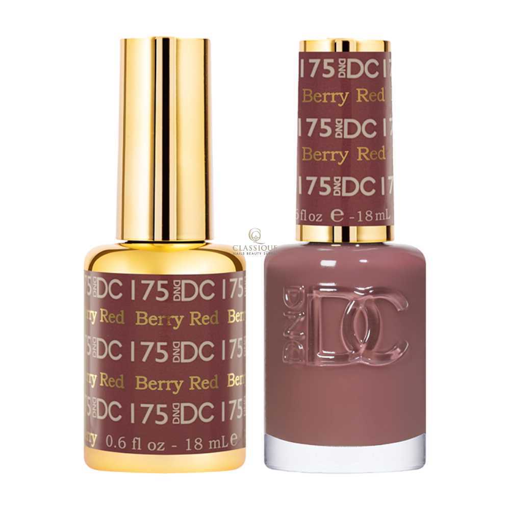 DND DC Gel & Lacquer Duo - Berry Red #175