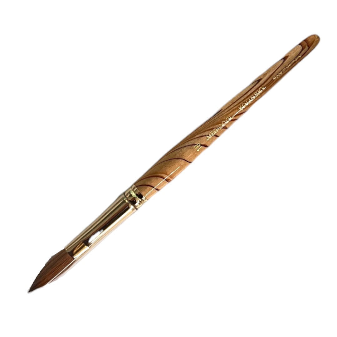 Medicool Acrylic Brush - Kolinsky Sable Oval #18