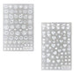 CNBS Nail Stickers - White Hearts #114+115 (2pcs)