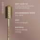 The Gelbottle Nail Drill Bits - Debulker Extra Coarse Grit 3/32