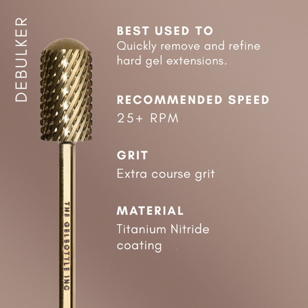 The Gelbottle Nail Drill Bits - Debulker Extra Coarse Grit 3/32