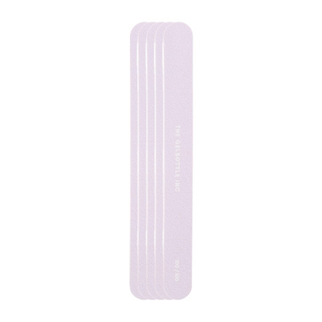 The Gelbottle Nail Files - Lilac Emery Board 100/100 Grit (Pack Of 5)