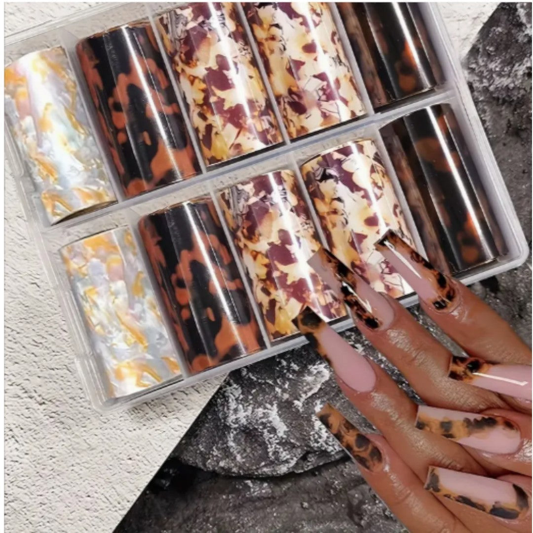 CNBS Transfer Foil – Amber Leopard