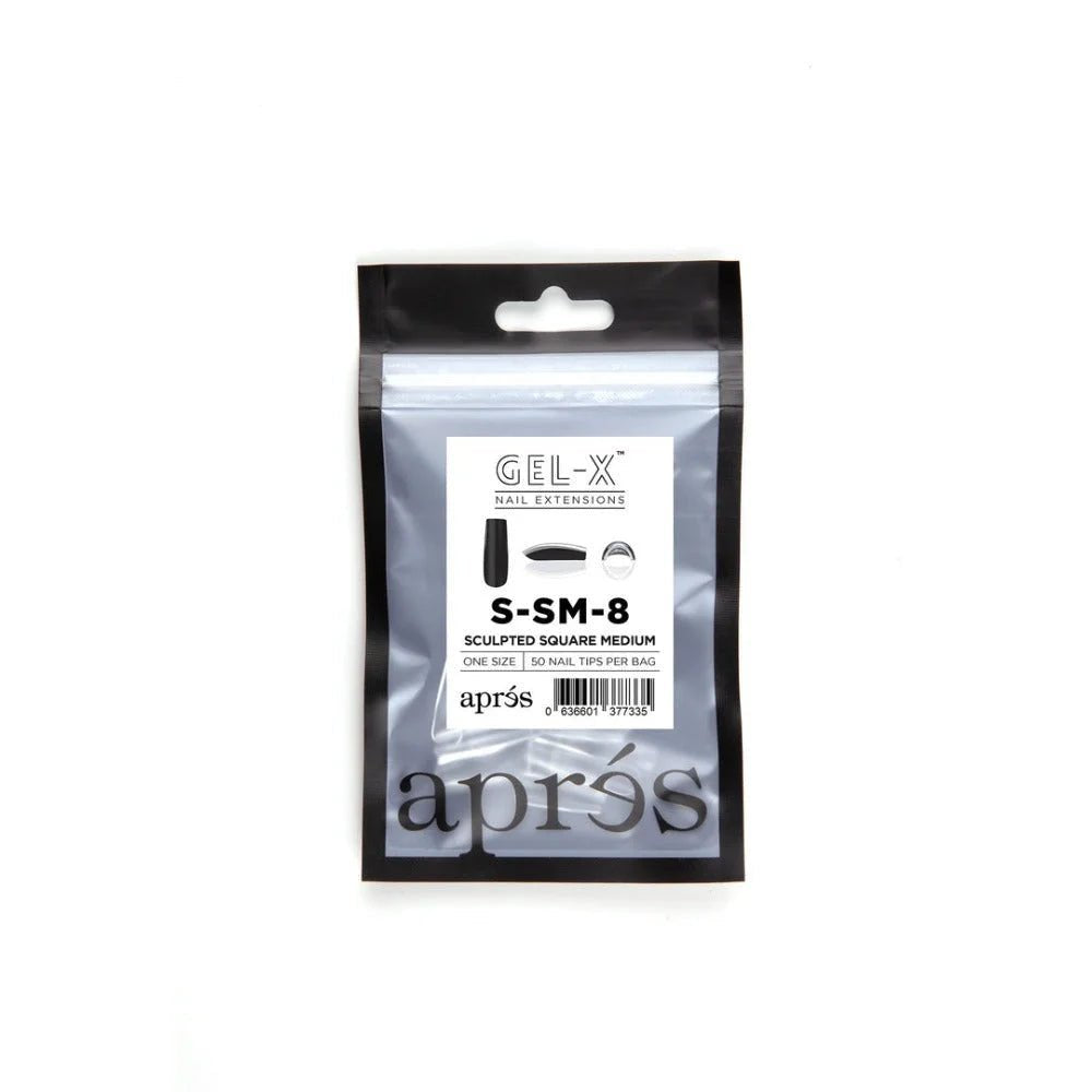 apres Gel-X Refill Tips - Sculpted Square Medium (50pcs)