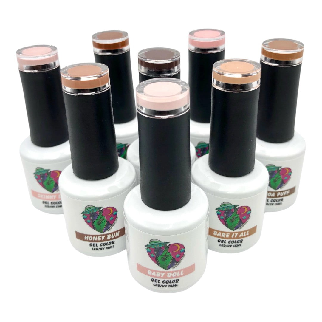 Nails By Dev Cruelty Free Gel Polish - Complexion Collection, nail art brushes