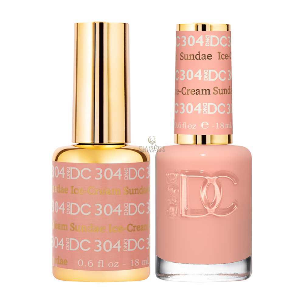 DND DC Gel & Lacquer Duo - Ice-Cream Sundae #304