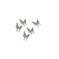 CNBS Nail Charms - Silver Butterfly (5pcs)