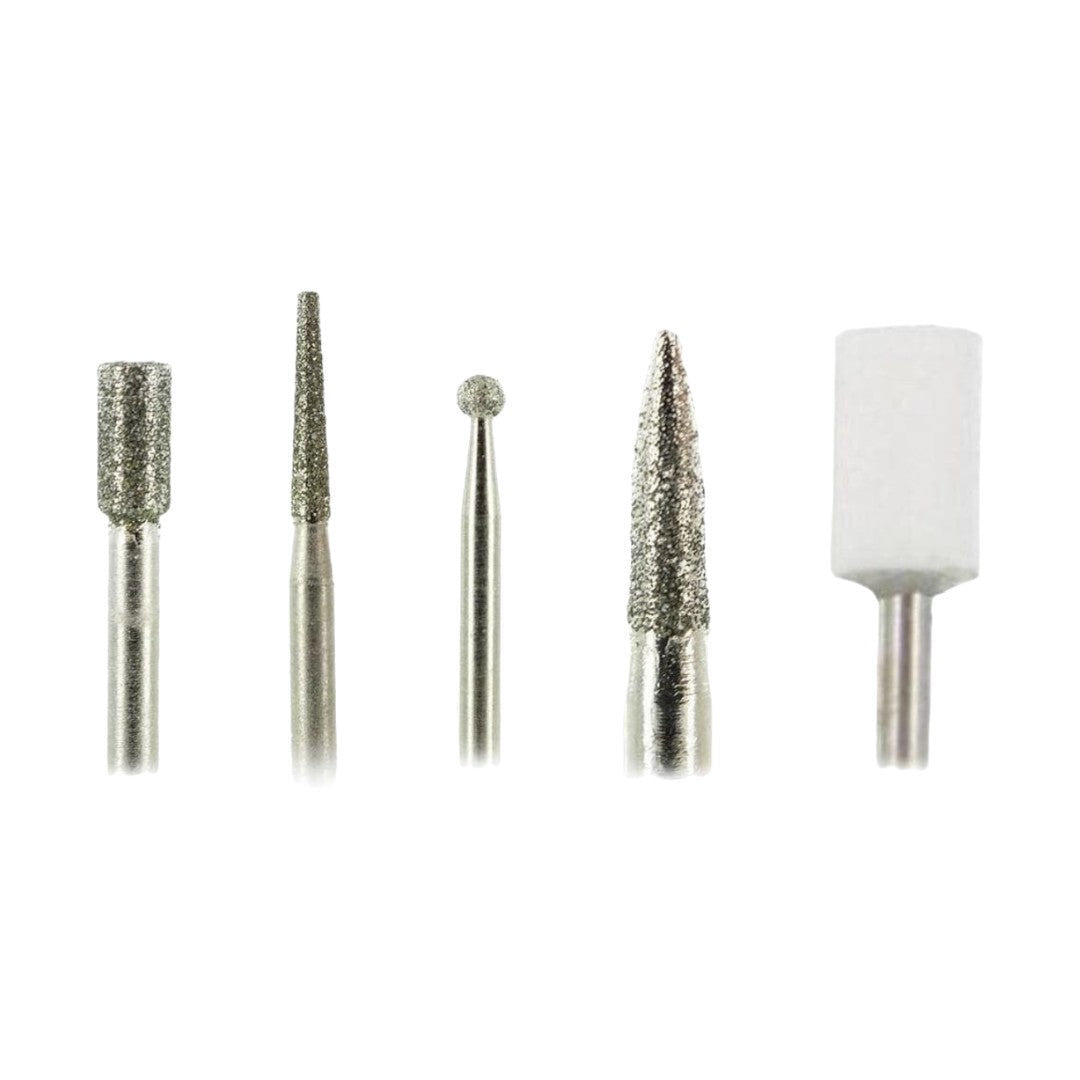 Medicool Nail Drill Bits - Russian Manicure Carbide Set 3/32 (5pcs)