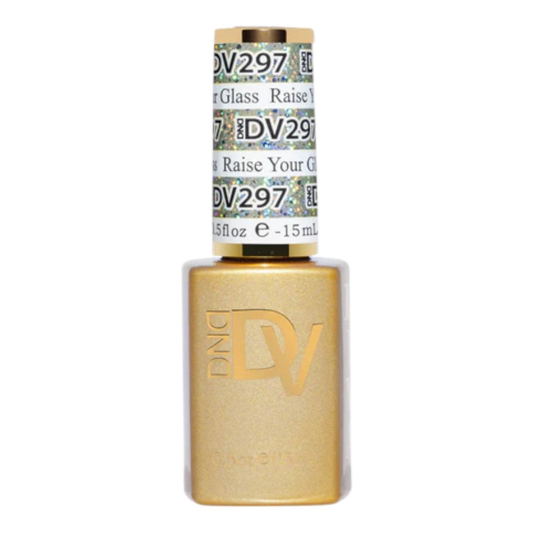 DND Diva Platinum Gel Polish - Raise Your Glass #297