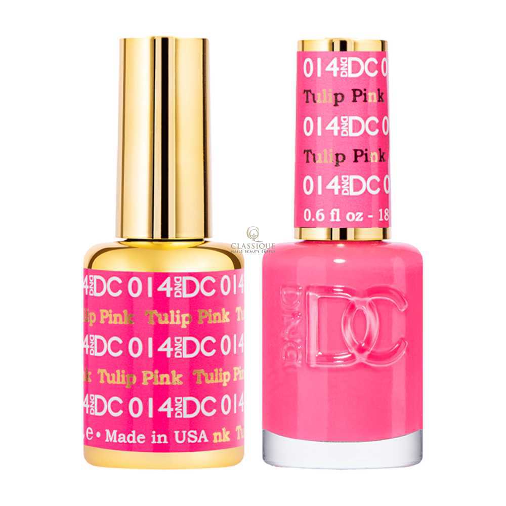 DND DC Gel & Lacquer Duo - Tulip Pink #014