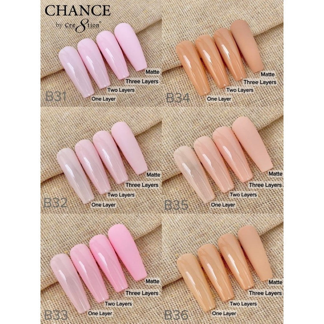 Cre8tion Chance Collection - Soak-off Gel Nail Polish & Nail